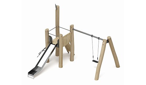 Детский игровой комплекс (Робиния) Н-1400 ДИК 2.24.03