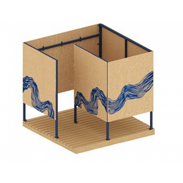 Пляжная кабина "Стандарт" МФ-37.1