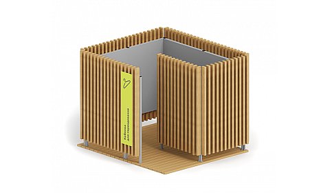 Кабинка для переодевания "Пляж" ПМ-32