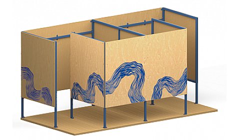 Кабинка для переодевания "Стандарт" МФ-37