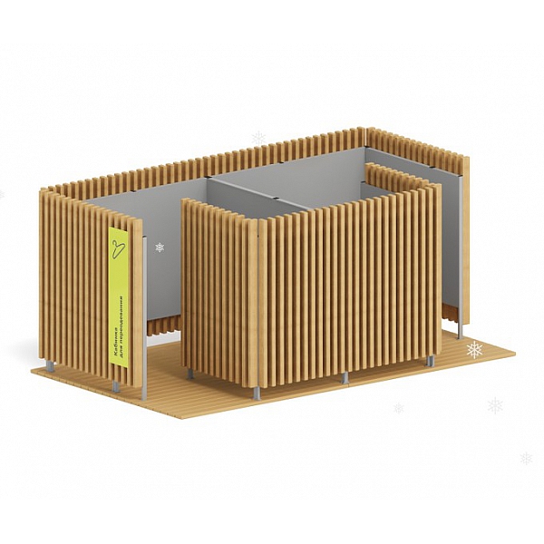 Кабинка для переодевания "Пляж" ПМ-33