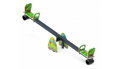 Качалка балансир со спинкой большой (Полянка) - ИО 21.М.01.05-П.02