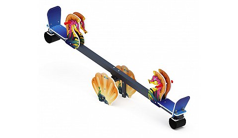 Качалка балансир со спинкой Морской конек - ИО 21.М.17.01-П