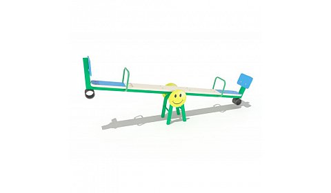 ИО 04072 Балансир бирюзовый Смайлик