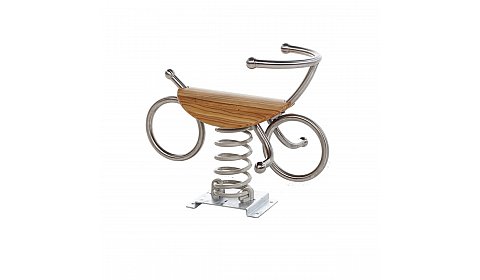 Качалка на пружине, серия "эко" - bike (крепление для бетонирования)