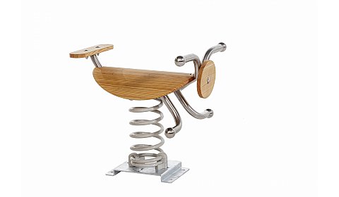 Качалка на пружине, серия "эко" – racer (крепление для бетонирования)