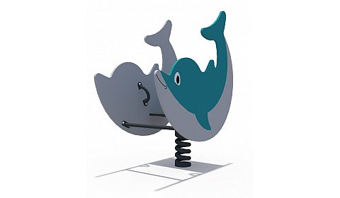 ИО 05230 Качалка на пружине Дельфинчик