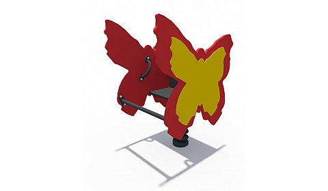 ИО 05310 Качалка на пружине Бабочка-Цветочек