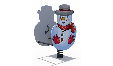 ИО 05330 Качалка на пружине Снеговик