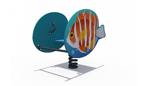 ИО 05390 Качалка на пружине Рыбка