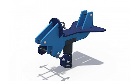 ИО 05410 Качалка на пружине (в виде самолета)