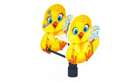 Цыпленок - Качалка на пружине - ИО 22.01.03-01