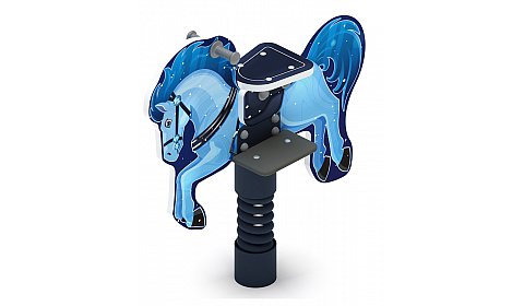 Лошадка 5 (Снежная королева) - Качалка на пружине - ИО 22.01.13-03