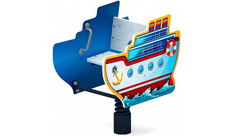 Пароходик - Качалка на пружине - ИО 22.17.01-01