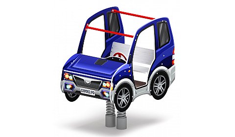 Машинка - Качалка на пружине двухместная машинка - ИО 23.03.01-01