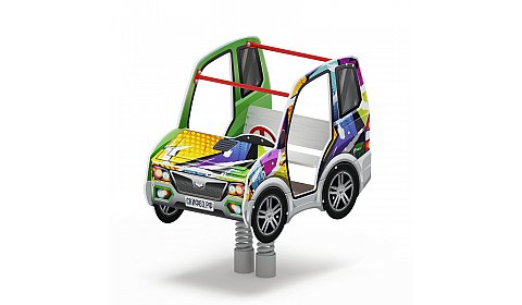 Машинка - Качалка на пружине двухместная машинка - ИО 23.03.01-02