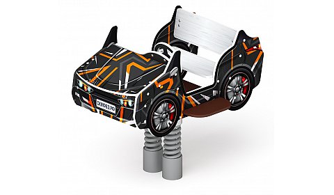 Кабриолет - Качалка на пружине двухместная машинка - ИО 23.03.02-05