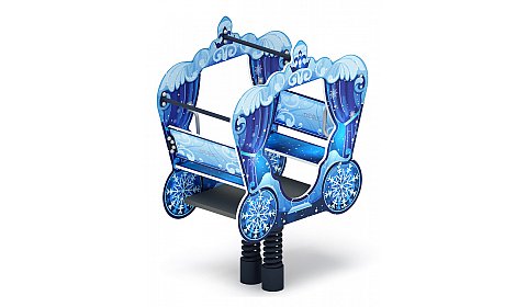 ИО 23.03.03-04 Качалка на пружине карета Снежная королева