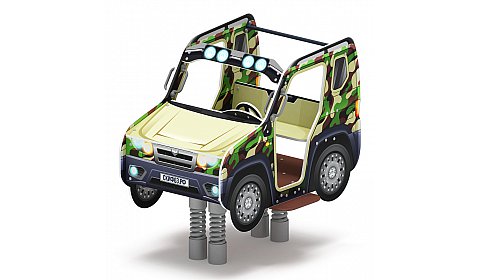 Джип Сафари - Качалка на пружине двухместная машинка - ИО 23.03.05-10