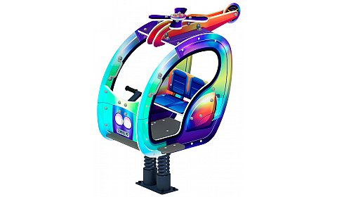 Вертолетик - Качалка на пружине (Хамелеон) - ИО 23.03.04-02