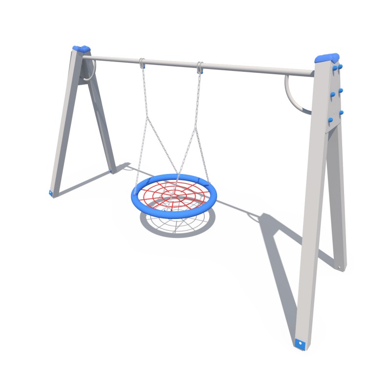 ИО 01052 Качели на металлических стойках Гнездо купить по выгодной цене ...