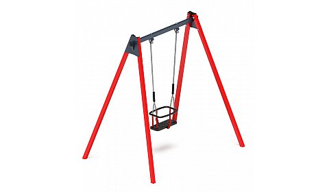 Качели М1 (красный) - ИО 11.М.04.03-01