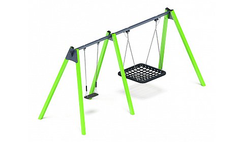 Качели М2 (зеленый) ИО 12.06.03.01-02