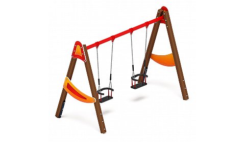 Качели двойные Д2 - ИО 12.Д.01.01.01-П - (Счастливое детство)