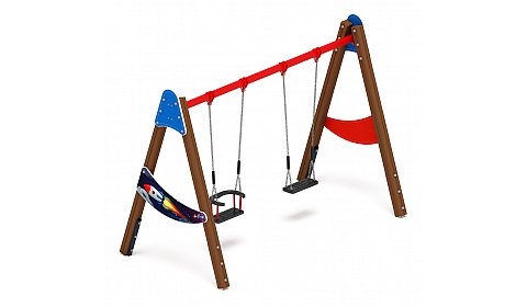 Качели двойные Д2 - ИО 12.Д.01.02.02-П.01 - (Космопорт)