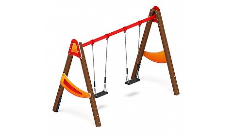 Качели двойные Д2 - ИО 12.Д.03.03.01-П - (Счастливое детство)