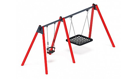 Качели М2 (красный) ИО 12.М.06.01.01-01