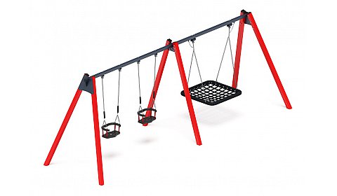 Качели М3 (красный) ИО 13.М.06.03.01.01-01.1