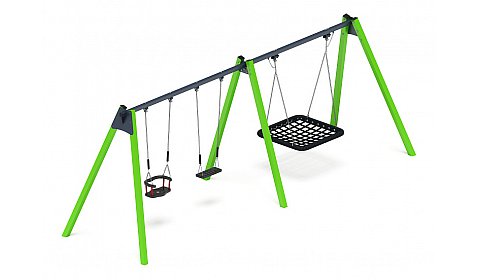 Качели М3 (зеленый) ИО 13.М.06.03.01.01-02