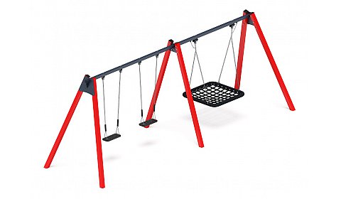 Качели М3 (красный) ИО 13.М.06.03.03.01-01
