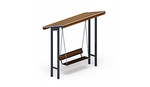 Качели-диван с навесом (Коричневый) - МФ 43.01.02-02