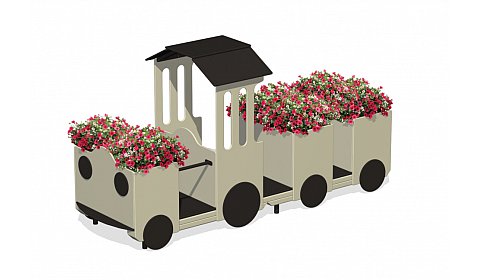 Цветочница "Паровозик" МФ-77