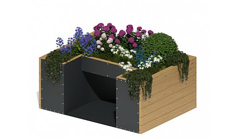 Приподнятый сад для людей с ограниченными физическими возможностями МФ-106