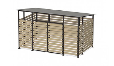 Контейнерная площадка "Эко+" на 3 контейнера	ХОЗ-08.1