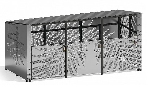 Навес для ТБО с перфорацией