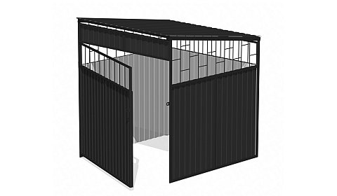 Навес для мусорных баков (на 1 контейнер) ХОЗ-17