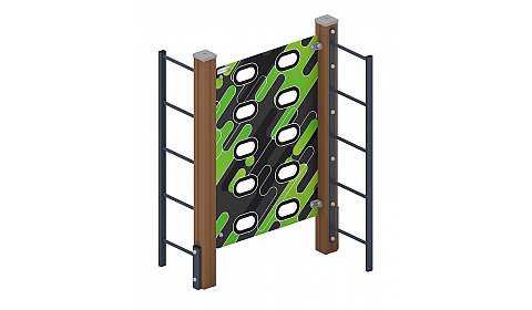 Стенка для лазанья тип 1 - СО 1.20.04-01 (зеленый принт)