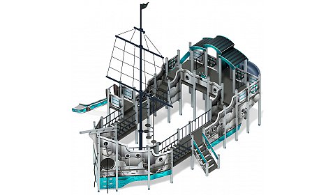 Фрегат (Лагуна) (винтовой скат) горка Н 1500 горка Н 2000 ДИК 2.03.3.04-12