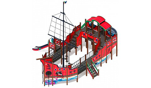 Фрегат (Мульт) (винтовой скат) горка Н 1500 горка Н 2000 ДИК 2.03.3.04-10