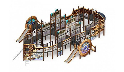 Пароход (Немо) - ДИК 2.03.3.05-02 - Игровой комплекс H=1200 H=2000