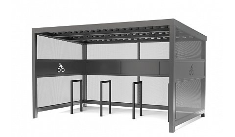 Навес для колясок и велосипедов Тип 1 ПМ-133