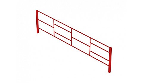 Ограждения металлические тип 7 - МФ 95.7.01 - H-500