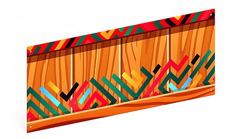 Карандаши - Ограждение из фанеры и бруса - МФ 90.01.01-02