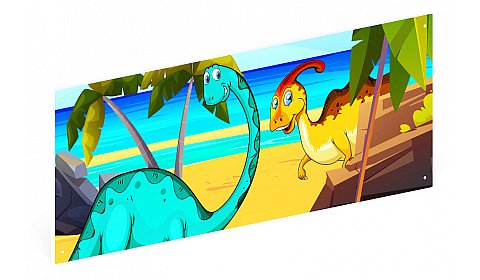 Дино - Ограждение из фанеры и бруса - МФ 90.01.01-08