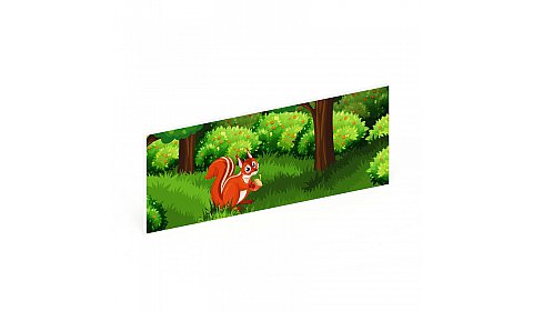 Полянка - Ограждение из фанеры и бруса - МФ 90.16.01