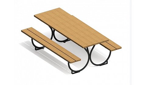 Стол со скамьями "Отдых" ПМ-10